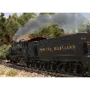 Locomotive à vapeur type Shay, N°5, Western Maryland, USA - Märklin 38700 - HO 1/87 - Ep II - Digital sound fumigène - 3R - 7