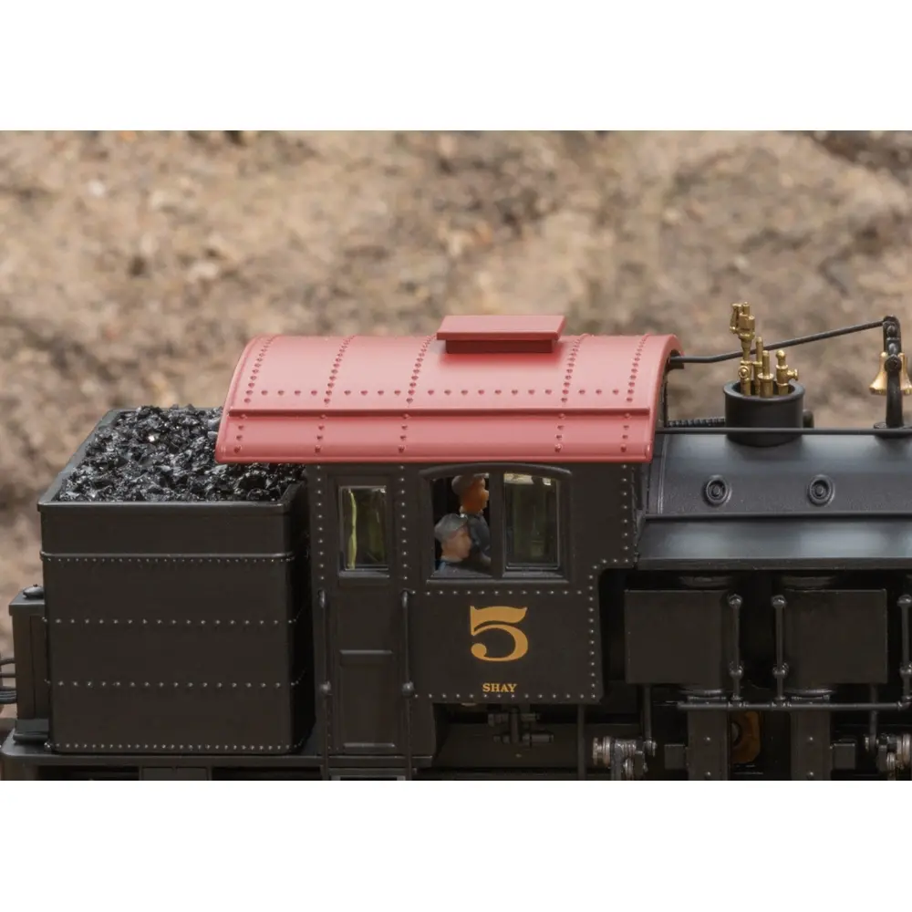 Locomotive à vapeur type Shay, N°5, Western Maryland, USA - Märklin 38700 - HO 1/87 - Ep II - Digital sound fumigène - 3R - 4