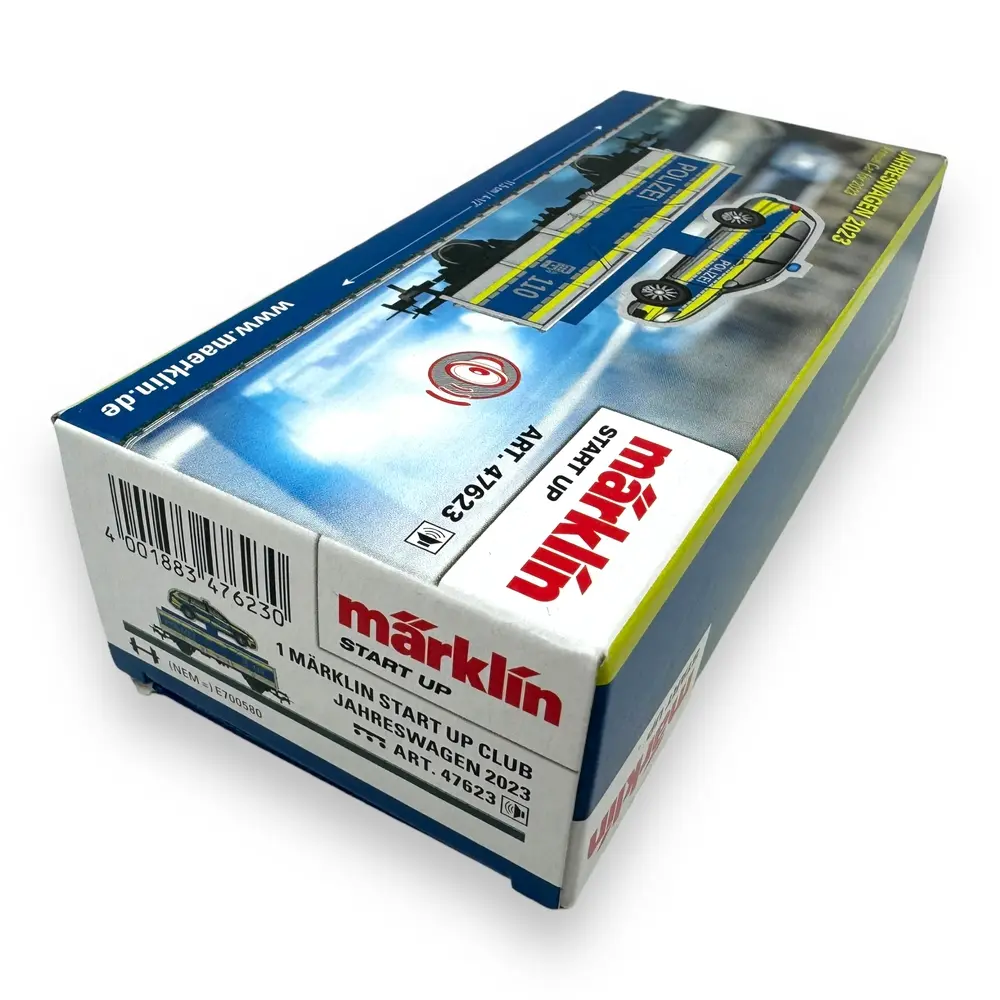 Wagon tombereau police - Märklin Start Up 47623 - HO 1/87 - DB - Ep VI - Sonore - 3R - 4