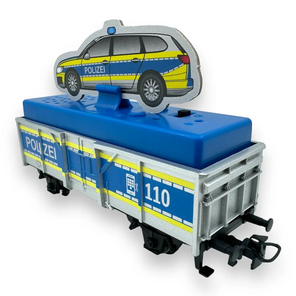 Wagon tombereau police - Märklin Start Up 47623 - HO 1/87 - DB - Ep VI - Sonore - 3R - 2