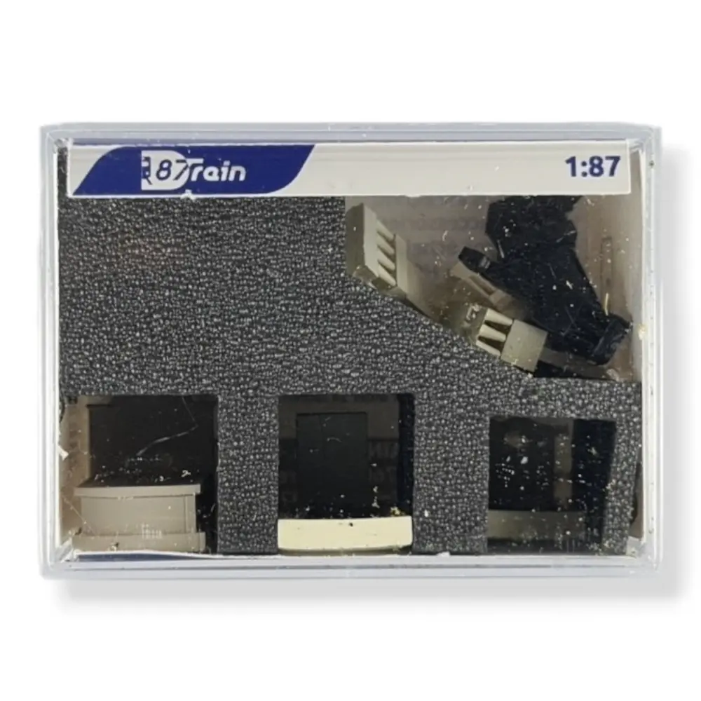 Cimetière - 3 tombes et 6 Pierres tombales Musulmanes 87Train 221053 | HO 1/87 - 8