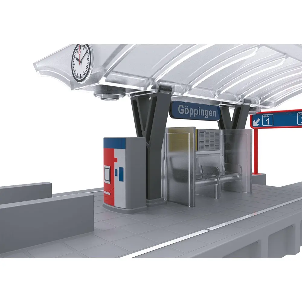 Quai de Gare avec fonctions lumineuses - Märklin my world 72213 - HO 1/87 - 250x110x100mm - 2