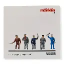 Set 3 personnages "Personnel ferroviaire" Marklin 56405 - I : 1/32 - EP III / IV - 2