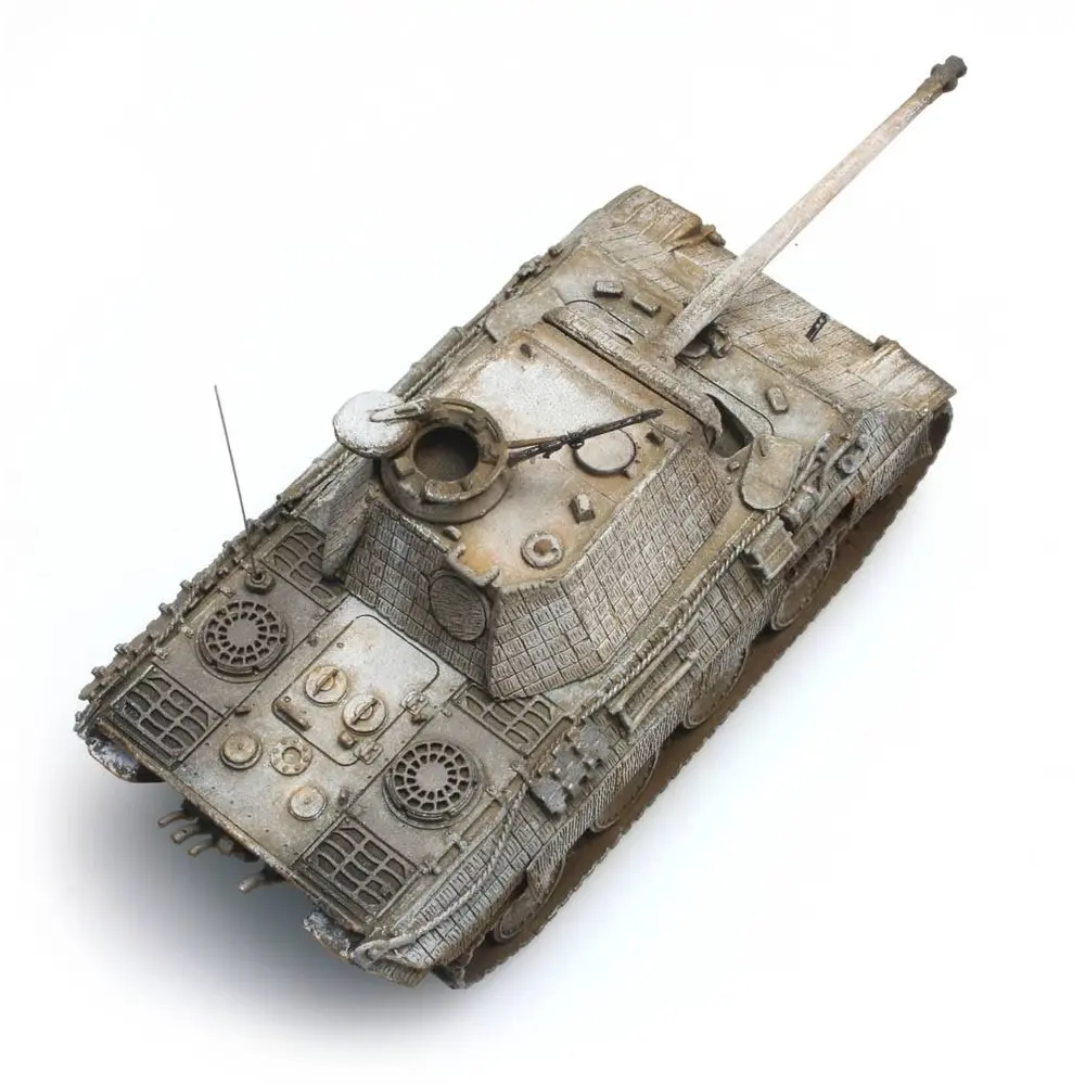 Char Panther Ausführung A avec camouflage hivernal - Artitec 387.189 - HO 1/87 - 2