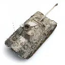 Char Panther Ausführung A avec camouflage hivernal - Artitec 387.189 - HO 1/87 - 2