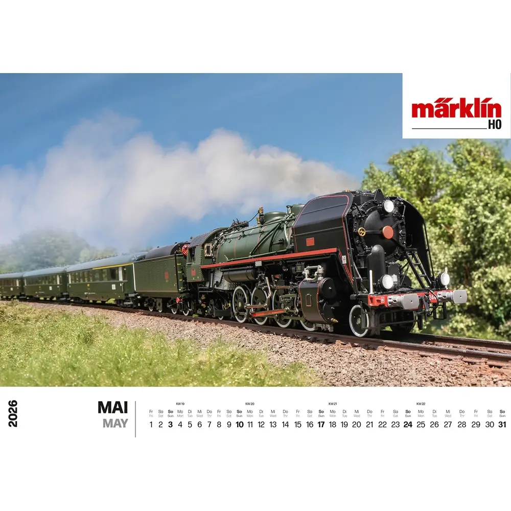 Calendrier mural Märklin/Trix 2026 - Märklin 19726 - 3
