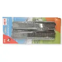 6 éléments de voie droite plastique 180 mm - Märklin my world 23180 - HO 1/87 - 2