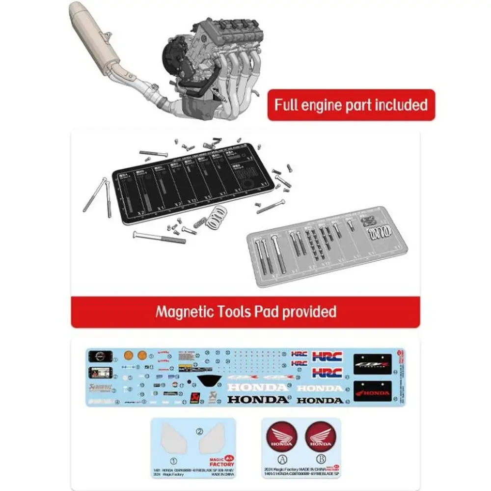 Moto Honda CBR1000RR-R Fireblade SP - Magic Factory 1402 - 1/9 - 4