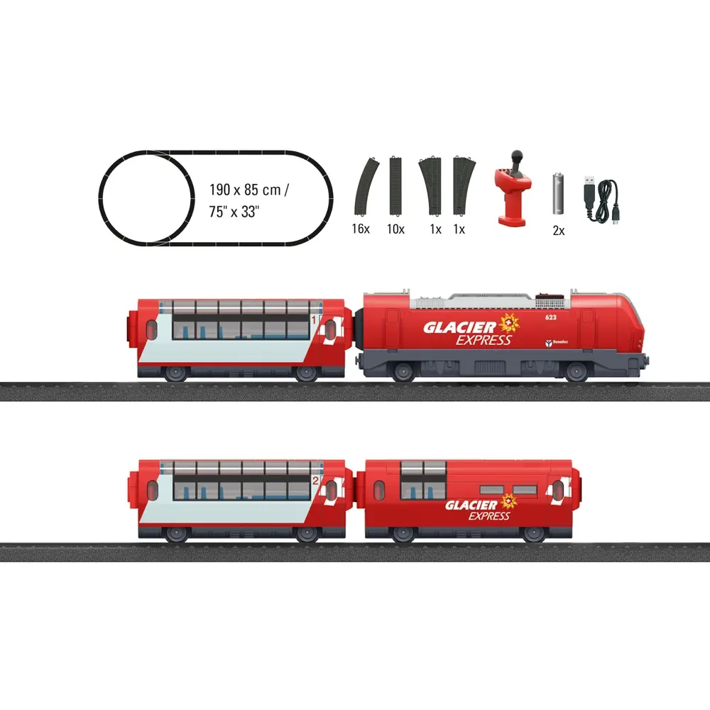 Coffret de départ " Glacier Express" - Märklin My World 29348 - HO 1/87 - 2