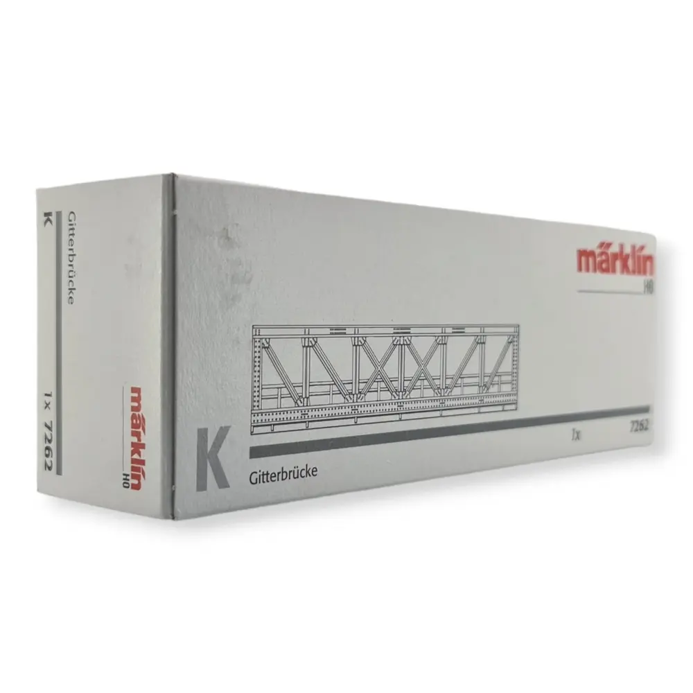 Pont en arc à voie unique Marklin 8975 - Z 1:220 - aspect en acier - 3