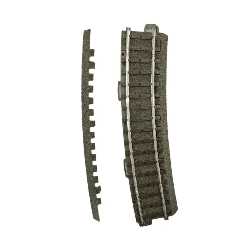 Rail courbe ballasté - Marklin 24315 - HO 1/87 - Code 83 - Voie C - Angle 15° - Rayon R3 = 515mm - 3R - 4