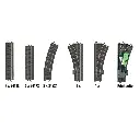 Set de voies complémentaire Marklin 24802 - HO 1/87 - Voie C - D2 - 2