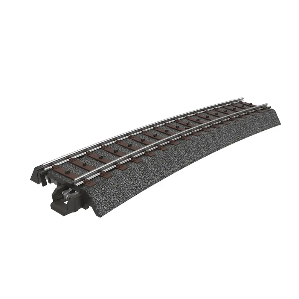 Rail courbe ballasté - Marklin 24315 - HO 1/87 - Code 83 - Voie C - Angle 15° - Rayon R3 = 515mm - 3R - 2