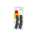 Coffret de 3 rails courbes ballastés R1 30° - Marklin 20130 - HO 1/87 - Code 83 - Voie C - 3R - Rayon 360 mm - 2