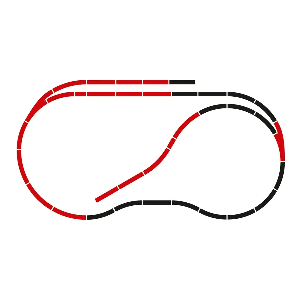 Coffret d'extension C4 - Marklin 24904 - HO 1/87 - Code 83 - Voie C - 3R - 2