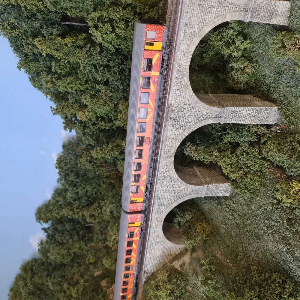 Set 3 Voitures VTU Languedoc Roussillon Carmillon - LS MODELS 40313 - HO SNCF - EP VI - 5