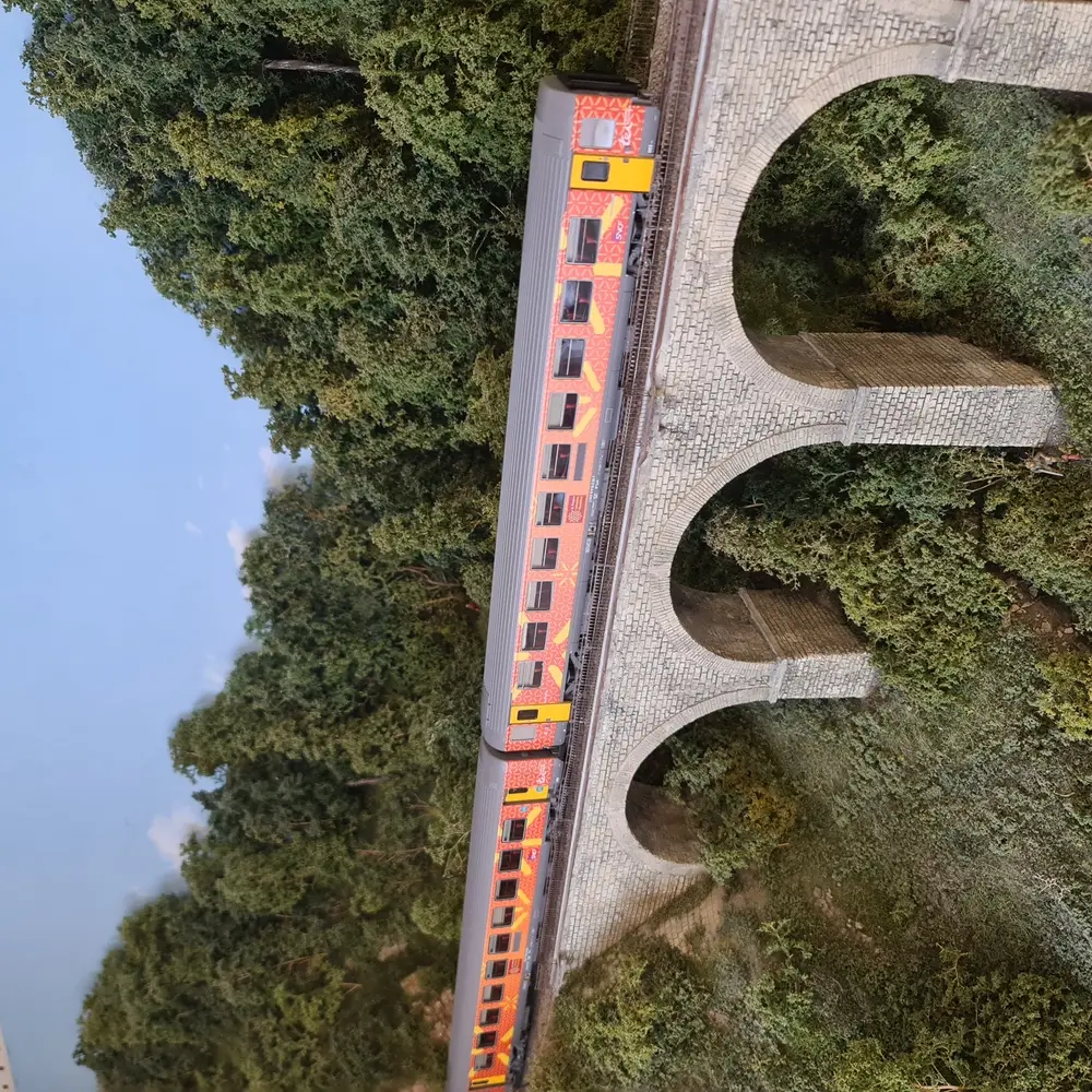 Set 3 Voitures VTU Languedoc Roussillon Carmillon - LS MODELS 41210 - HO - SNCF - EP VI - 5