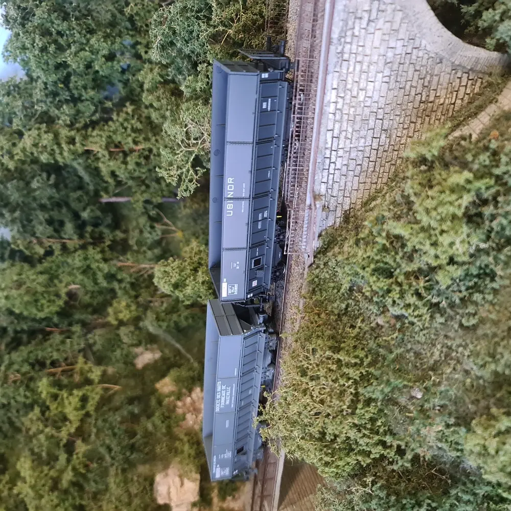 Set de 2 wagons minerais DM - LS Models 31106 - HO : 1/87 - SNCF - EP III - 5