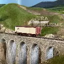 Wagon couvert EVS, Hs, blanc/brun, parois planes - LS Models 30690 - HO 1/87 - SNCF - Ep IV - 2R - 5