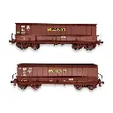 Set de 2 wagons tombereaux DMH Simotra - Ls Models 31116 - HO : 1/87 - SGW - EP V - 3