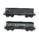 Set de 2 wagons tombereaux DMH Sitram  - Ls Models 31118 - HO : 1/87 - SGW - EP IV - 3