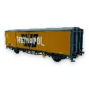 Wagon couvert EVS Hbis parois planes "Metropol" - LS Models 30679 - HO 1/87 - SNCF - Ep IV - 2R - 2
