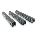Set 3 Voitures VTU A8/B91/B91 Interloire Origine - LS MODELS 41204 - HO - SNCF - EP V - 2