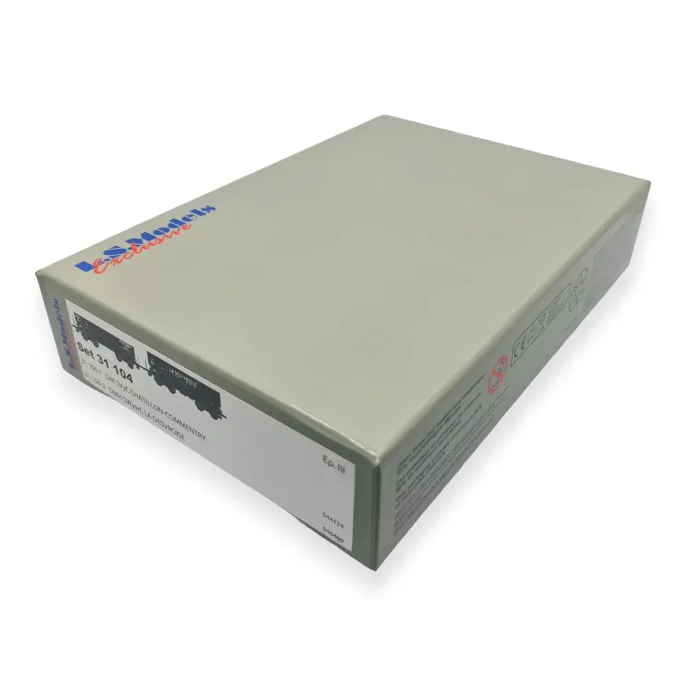 Set de 2 wagons "Chatillon -Commentry" et "La Desvroise"LS Models 31104 - HO : 1/87 - SNCF - EP III - 4