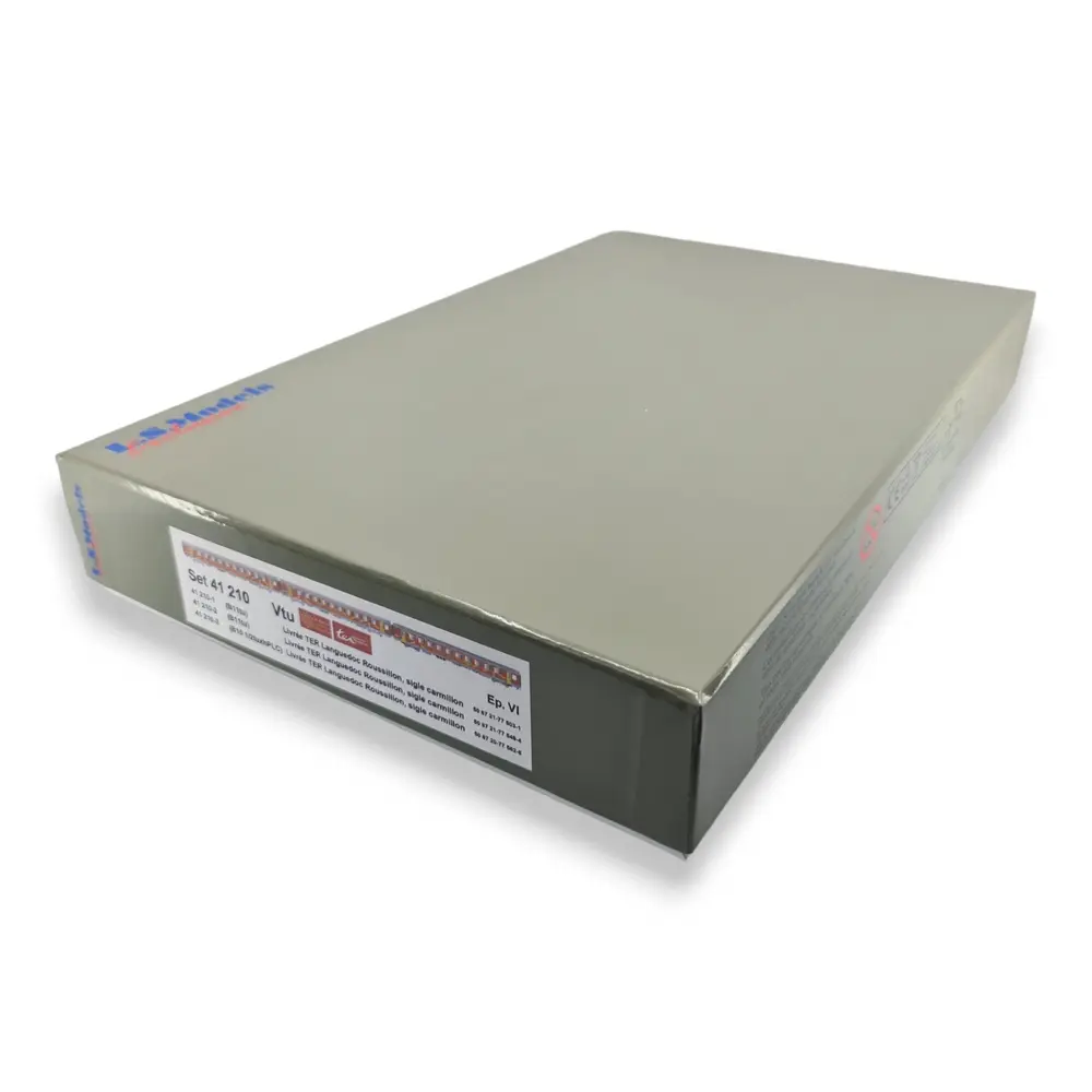 Set 3 Voitures VTU Languedoc Roussillon Carmillon - LS MODELS 41210 - HO - SNCF - EP VI - 4