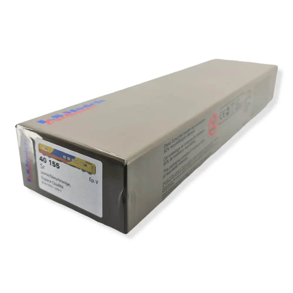 Voiture VRU jaune & bleu "Espace Qualité" - LS MODELS 40155 - SNCF - HO : 1/87 - EP. V - 5