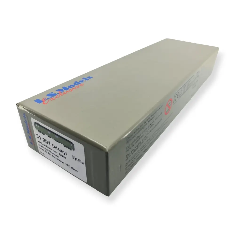 Fourgon à bagages - Ls Models 31201 - HO 1/87 - SNCF - EP III - 4