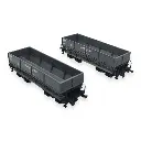 Set de 2 wagons minerais "Denain-Anzin" - LS Models 31102 - HO : 1/87 - SNCF - EP III - - 2