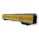 Voiture postale PE UIC livrée jaune/blanche toit gris, bogies Y24X - LS Models 40448 - HO 1/87 - SNCF - Ep V - 2R - 2