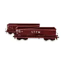 Set de 2 wagons tombereaux DMH Stemi - Ls Models 31117 - HO : 1/87 - SGW - EP V - 2