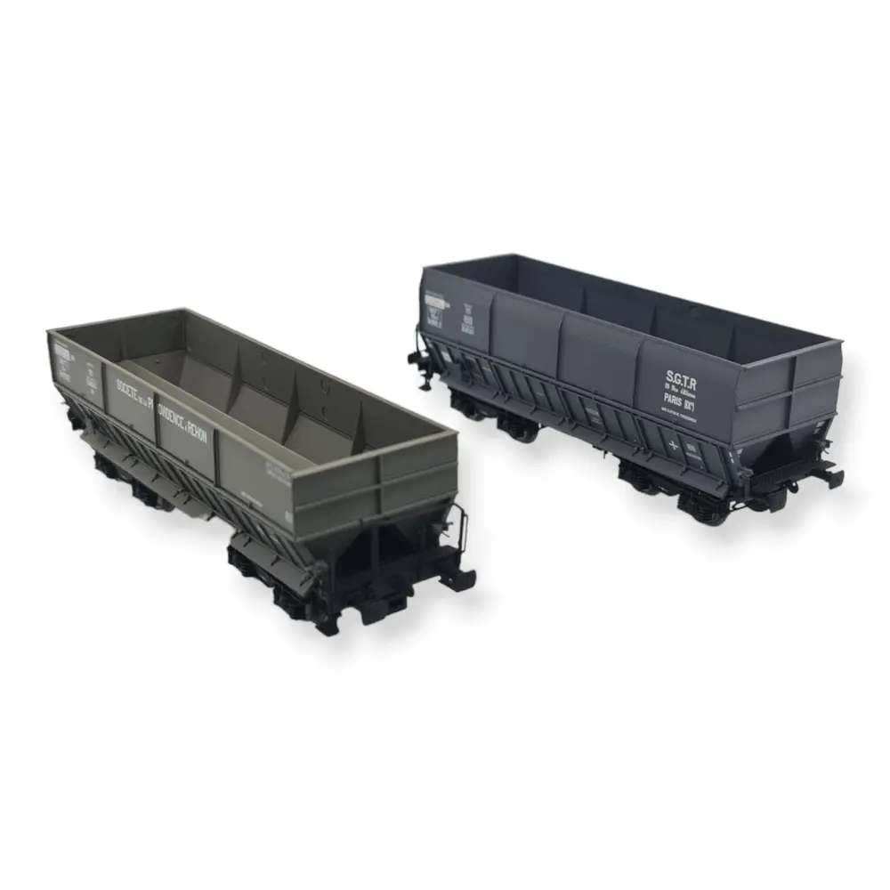 Set 2 wagons tombereaux - LS Models 31109 - HO : 1/87 - SNCF - EP III - 2