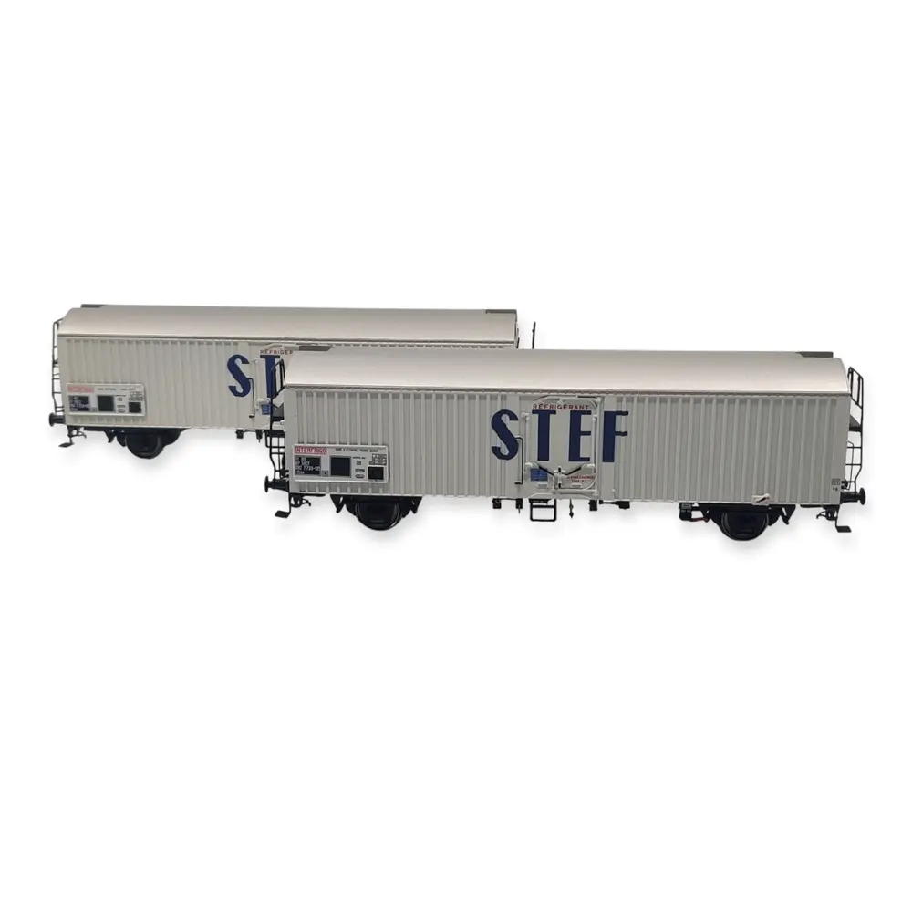 Set 2 wagons réfrigérants STEF - Ls Models 30236 - HO 1/87 - SNCF - EP III - 2