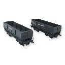 Set 2 wagons tombereaux LS Models 31111 - HO : 1/87 - SNCF - EP IV - 2