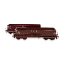 Set de 2 wagons tombereaux DM - Ls Models 31119 - HO : 1/87 - SNCF - EP IV - 2
