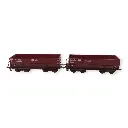 Set 2 wagons tombereaux - LS Models 31113 - HO : 1/87 - SNCF - EP IV - 3