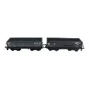 Set de 2 wagons trémies Redange-Dilling DM - LS Models 31105 - HO : 1/87 - SNCF - EP III - 3