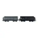 Set 2 wagons tombereaux - LS Models 31110 - HO : 1/87 - SNCF - EP III - 3