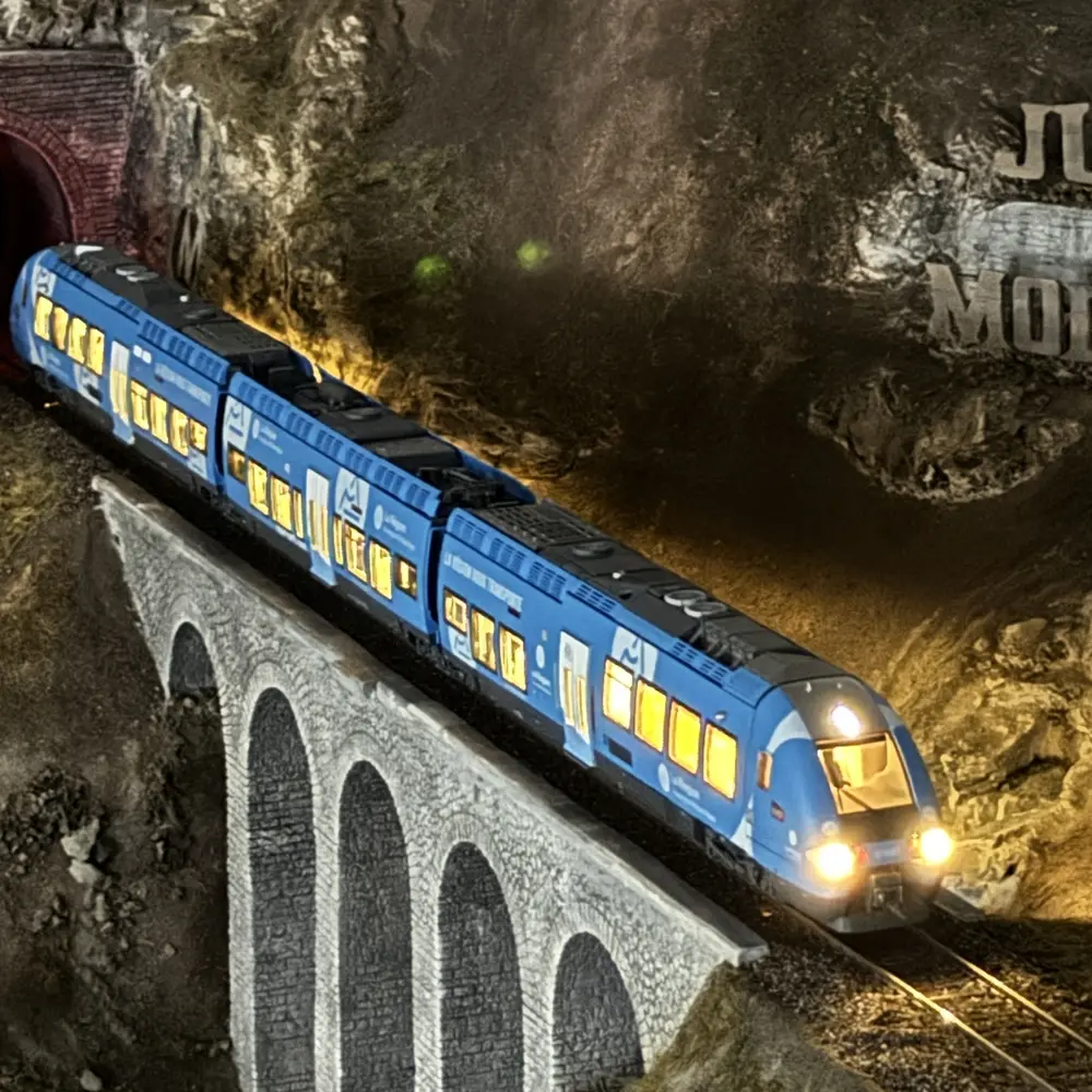 Autorail bimode AGC B81661 / B81662 Auvergne Rhône Alpes - LS Models 10089S - HO 1/87 - SNCF - Ep VI - Digital sound - 2R - 10