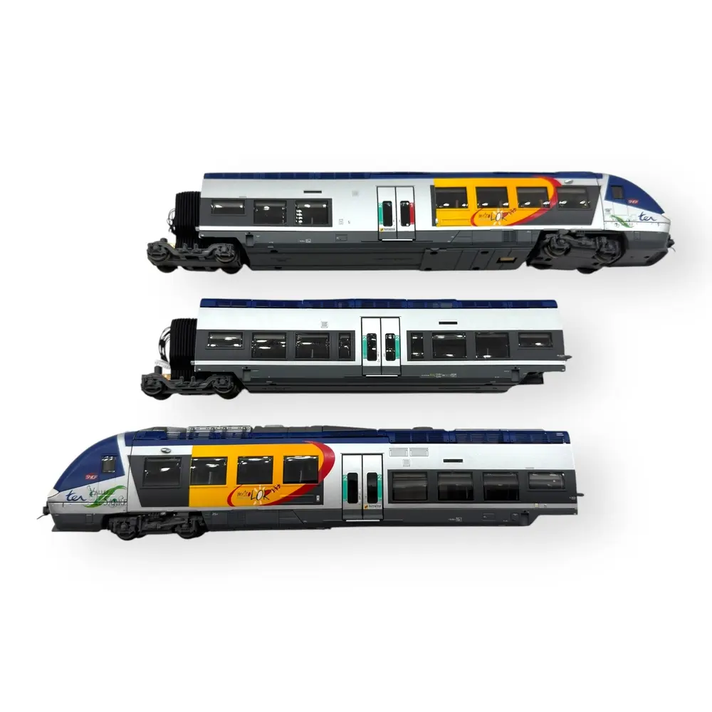 Rame automotrice AGC X 76743/76744 - Ls Models 10075 - HO 1/87 - SNCF - EP V / VI - 5