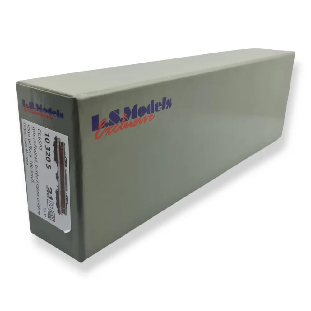 Locomotive électrique CC 6502 Arzens gris métallisé - LS Models 10320S - HO 1/87 - SNCF - Ep IV - Digital sound - 2R - 4