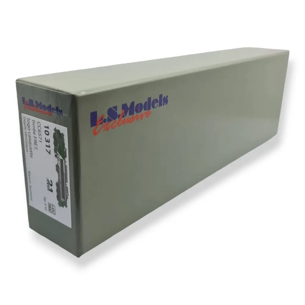 Locomotive électrique CC 6571 FRET - Ls Models 10317 - SNCF - HO 1/87 - 4