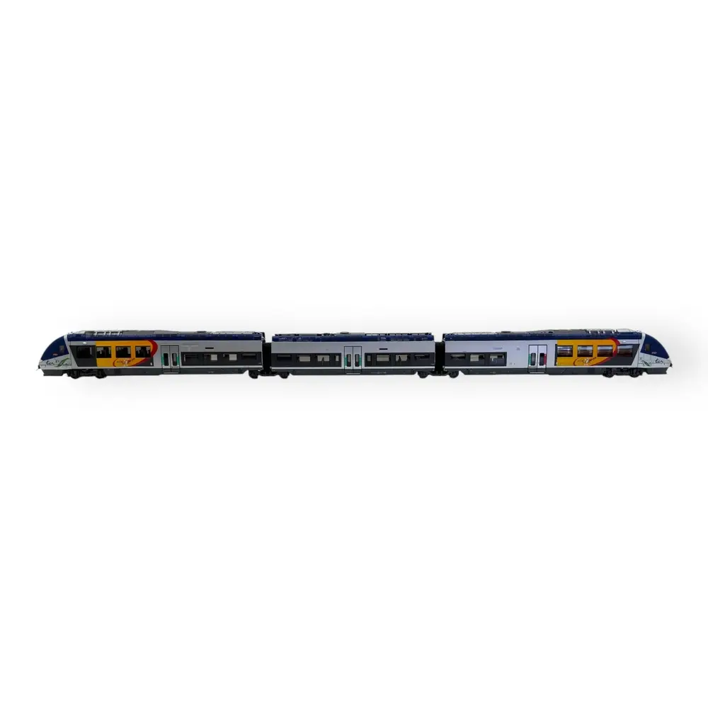 Rame automotrice AGC X 76743/76744 - Ls Models 10075 - HO 1/87 - SNCF - EP V / VI - 3