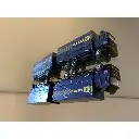 Camion Man F90 caisse mobile 3 essieux GEFCO - Lemke 4635 - N 1/160 - 3