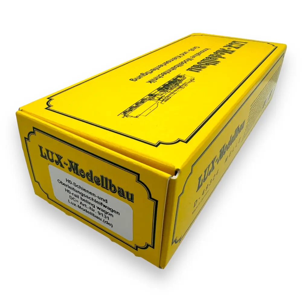 Wagon nettoyeur - Lux-Modellbau 9131 - HO 1/87 - DB - Ep V - Analogique/digital - 2R - 4