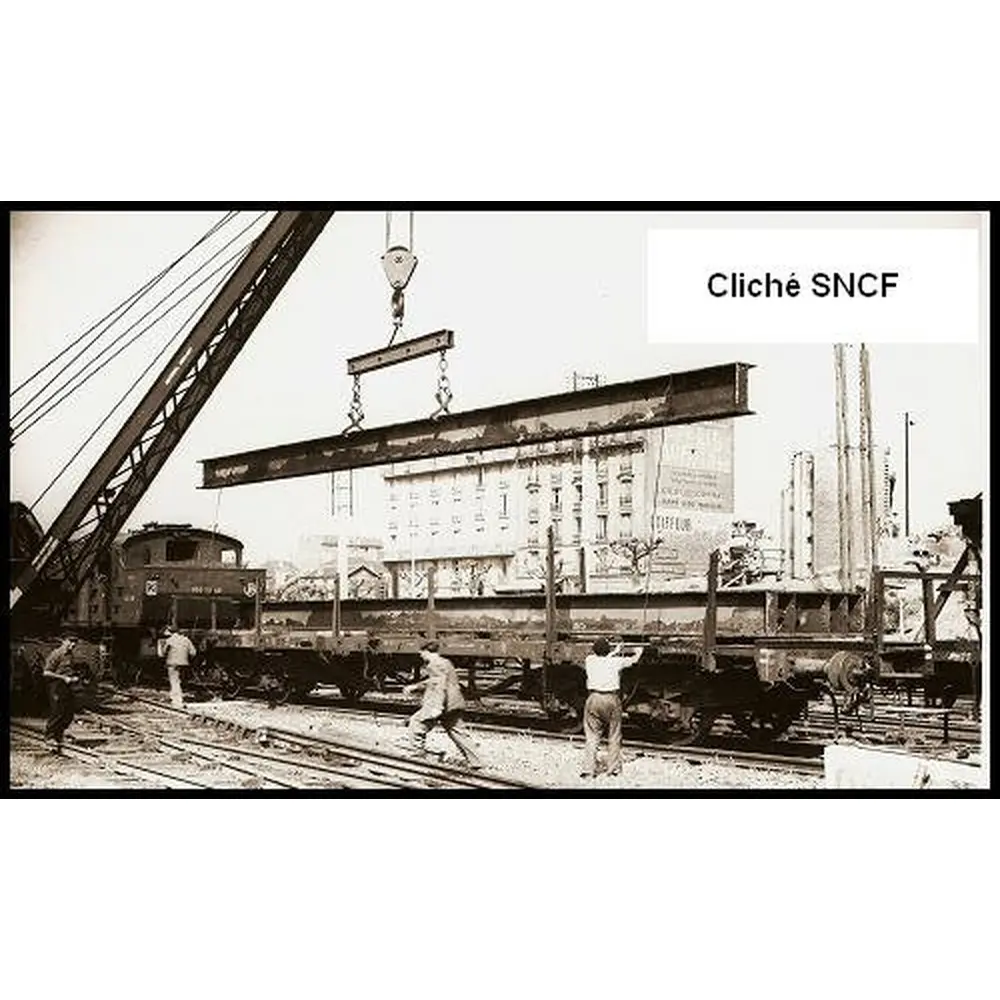 Wagon plat à ranchers Rrywf 611172 (Armistice 1918) - Schnellenkamp 26330-2 - 0 1/43 - SNCF - Ep IIIa - 2R - 2