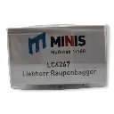 Pelleteuse compacte Liebherr sur chenille LEMKE 4267 - N 1/160 - véhicule miniature - 3